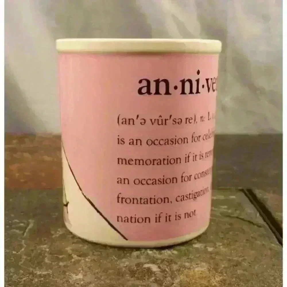 Anniversary Is Either Celebration or Consternation Married Humor Coffee Mug Cup - Picture 3 of 7